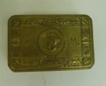 First World War 1914 Princess Mary Christmas Gift Tin.