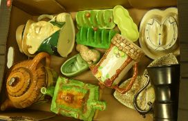A collection of ceramics to include Beswick Ware three-part serving dish, tankard 2073, horse-hoof