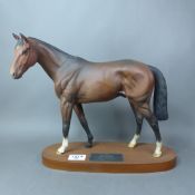 Beswick Connoisseur model of Troy, 2674, on wooden plinth.