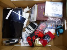 Mixed electronics to include 2 Apple iPads, a Microsoft Surface, a Scuf branded controller, a