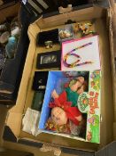 A Mixed Selection Of Costume Jewellery, Ted Baker Purse, Miniature Bear & Boxed Garden Fairies