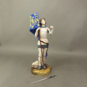 Royal Doulton figure Joan of Arc HN3681, sword present but detached.