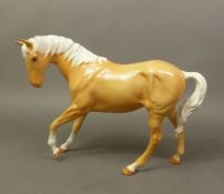 Beswick Spirit of Youth horse figure in pale gloss Palomino, 2703.
