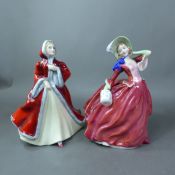 Two Royal Doulton figurines, Rachel HN2936 and Autumn Breezes HN1934 (2).