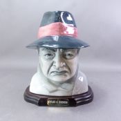 Bairstow Manor Collectables limited edition Hollywood Greats series bust of Edward G Robinson on