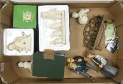 A collection of Snowbabies to include Your Secret's Safe With Me, Walk Like A Penguin and In The
