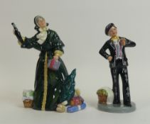 Royal Doulton character figure Pearly Boy HN2767 (missing finger), together with Christmas Parcels