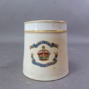 Royal commemorative mug, 'Queen Victoria Her Jubilee Year 1887' produced for retailer William