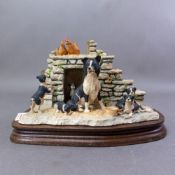Border Fine Arts James Herriot Jock's Pride, on fitted hardwood base, height 15.5cm.