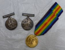 Two World War I British War medals, Sterling silver, combined 66g, one issued to Pte. F. Allen A.S.