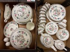 Aynsley 'Pembroke' part tea/dinner set to include:- Teapot, nine teacups, eight saucers, eight