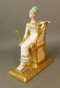 Coalport limited edition figurine from the Egyptian Collection - Kamilah, 261/750, boxed with