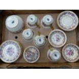 Rosenthal, Bavaria Ivory pattern tea ware, 5 cups, 6 saucers, 5 side plates and a large open sugar