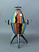 Lorna Bailey Rocket Ship vase, height 26.5cm.