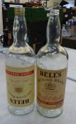 Two large Bell's Old Scotch Whisky bottles, 4.5 litres. (2)