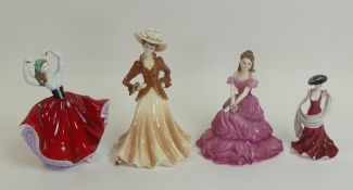 Coalport Lady Figures to include:-The Collingwood Collection 'Mary', Ladies of Fashion 'Joan', '