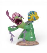 Classics Walt Disney The Little Mermaid Collection, 'Flounder's Fandango Flounder. H:-14cm. Complete