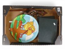 A Mixed Selection of collectors items to include:- A vintage circular tray depicting the BT