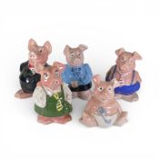 Wade collection of five NatWest piggy banks. (H: 18.5cm) (5)