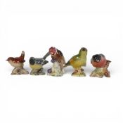 Beswick birds to include Greenfinch 2105, Goldfinch 2273, Bullfinch 1042, Wren 993 and Grey