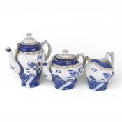 Booths Real Old Willow Tea Pot, Coffee Pot & Jug.