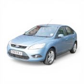 2009 Ford Focus 125 5 door hatchback in blue with 1798cc petrol engine. REG NO: DN09 WLX. KEYS: 2