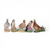 John Beswick, various ceramic birds to include Pigeon, Grouse, Woodpecker, Pheasant and