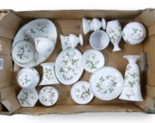 Collection of Wedgwood Wild Strawberry Items to include Vases, Ginger Jars etc.