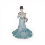Coalport lady figure, Age of Elegance, Summer Fragrance. (H: 21cm)
