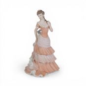 Coalport lady figure, Age of Elegance, Operetta. (H: 21cm)