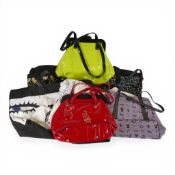 'Lulu Guinness' Bags collection, various colours & sizes each have the Lulu flair and their original