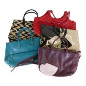 'Lulu Guinness' Bags collection, various colours & sizes each with the Lulu flair and their original