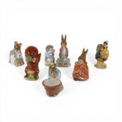 Beatrix Potter BP3b Character Figures to include:- Anna Maria, Poorly Peter Rabbit, Squirrel Nutkin,
