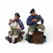 Royal Doulton character figures, Tall Story HN2248 together with The Lobster Man HN2317. (H: