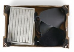 A mixed selection of Jewellery display Stands for rings, bracelets, necklaces (1tray)