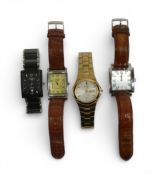 A collection of watches to include Citizen Eco-Drive WR100, Roamer Ceraline Swiss Saphira black,