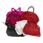'Lulu Guinness' Bags collection, various colours & sizes each with the Lulu flair and their original