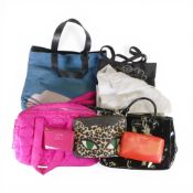 'Lulu Guinness' Bags collection, various colours & sizes each with the Lulu flair and original