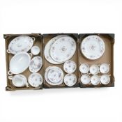 Minton Marlow S309 pattern part tea and dinner set to include two lidded oval tureens, large oval