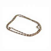 9ct gold necklace, L.19 inches, 7.7g