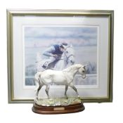 Royal Doulton Desert Orchid Connoisseur Horse DA134 modelled by J.G. Tongue, Limited Edition 1681/
