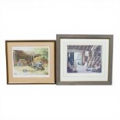 Staffordshire Artist Anthony Forster, Limited Edition Print 120/850, 'Untimely Arrival' depicting