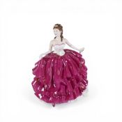 Royal Staffordshire/Compton & Woodhouse figurine, Alexandra figure of the year 2014, height 23cm.