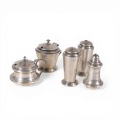 A collection of Silver cruet items, 199.2g.