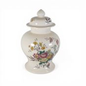 Spode, large Gainsborough pattern ginger jar with cover. (H: 33.5cm)