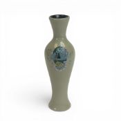 Moorcroft trial vase decorated with fish, dated 2014, Height 21cm.