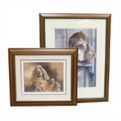 Artist P. Doyle limited edition print 134/500, ' It Wasn't Me' depicting a Springer spaniel