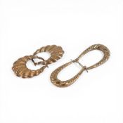 Two Pairs of 9ct gold earrings, 4.5g.