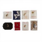 11 x small vintage 9ct gold charms / pendants, old 'new stock' mostly still sealed so weighing not