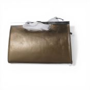 Peter Kaisher Clutch Bag complete with shoulder strap and dust bag (slight scuff marks noted) H:-